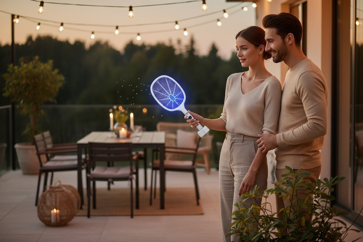 Lampe Anti-Moustiques LED Rechargeable Intérieur & Extérieur