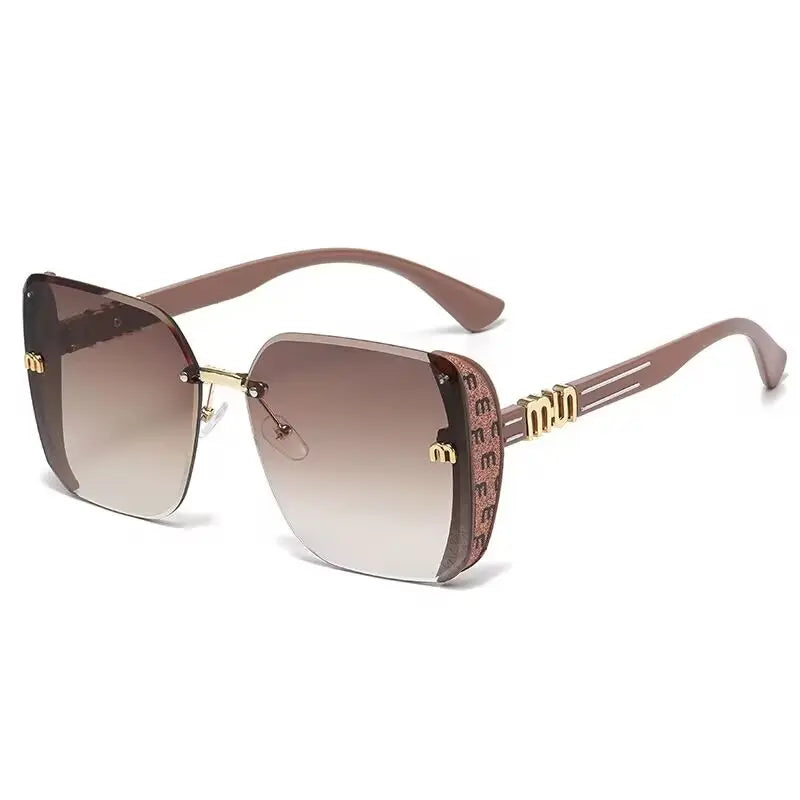 2026 Unisex Large-Frame Fashion Glasses, Trendy Square Sunglasses, Trendy Beach Eyewear, Retro Design for Daily Wear, Photography, Travel, Beach, All Seasons