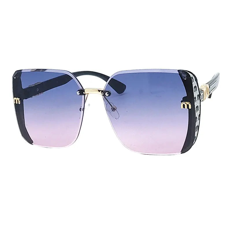 2026 Unisex Large-Frame Fashion Glasses, Trendy Square Sunglasses, Trendy Beach Eyewear, Retro Design for Daily Wear, Photography, Travel, Beach, All Seasons