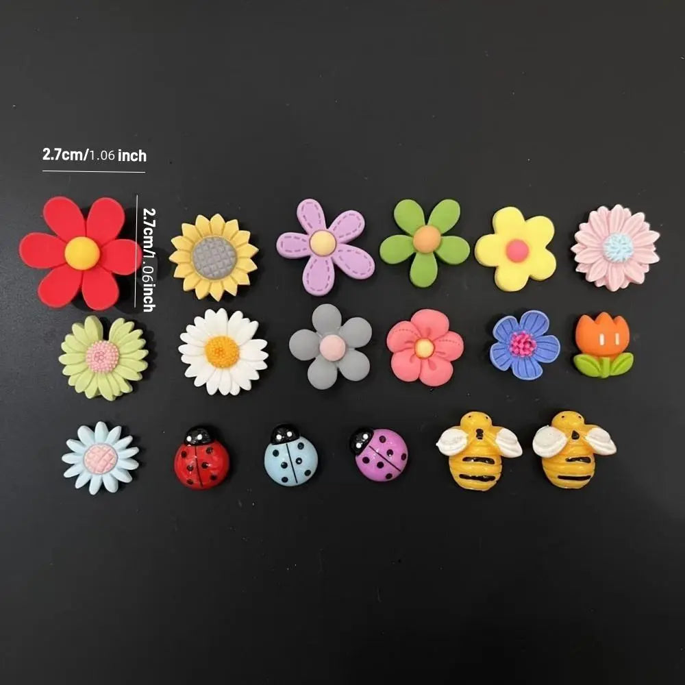 Creative Mini Ceramic Vase Design Decorating Magnet, 5/8/13/18Pcs/Set Refrigerator Magnet, DIY Fridge Magnet for Flower, Home & Office Interior Decoration, Summer for Gift