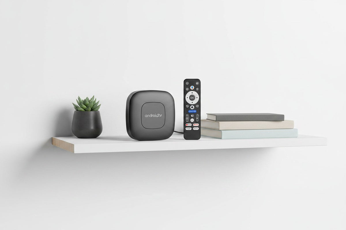 Box TV Android 4K avec Wi-Fi et Bluetooth