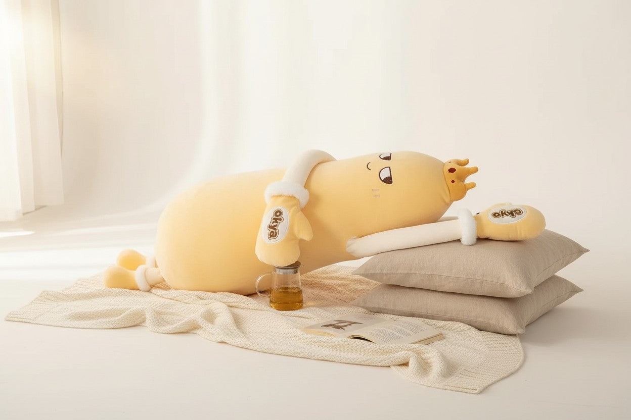 Coussin Peluche Aubergine Ultra Doux