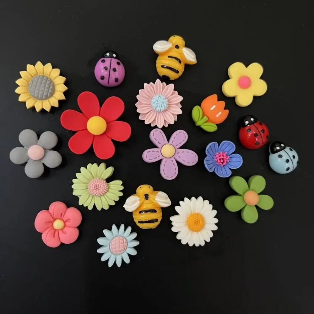 Creative Mini Ceramic Vase Design Decorating Magnet, 5/8/13/18Pcs/Set Refrigerator Magnet, DIY Fridge Magnet for Flower, Home & Office Interior Decoration, Summer for Gift