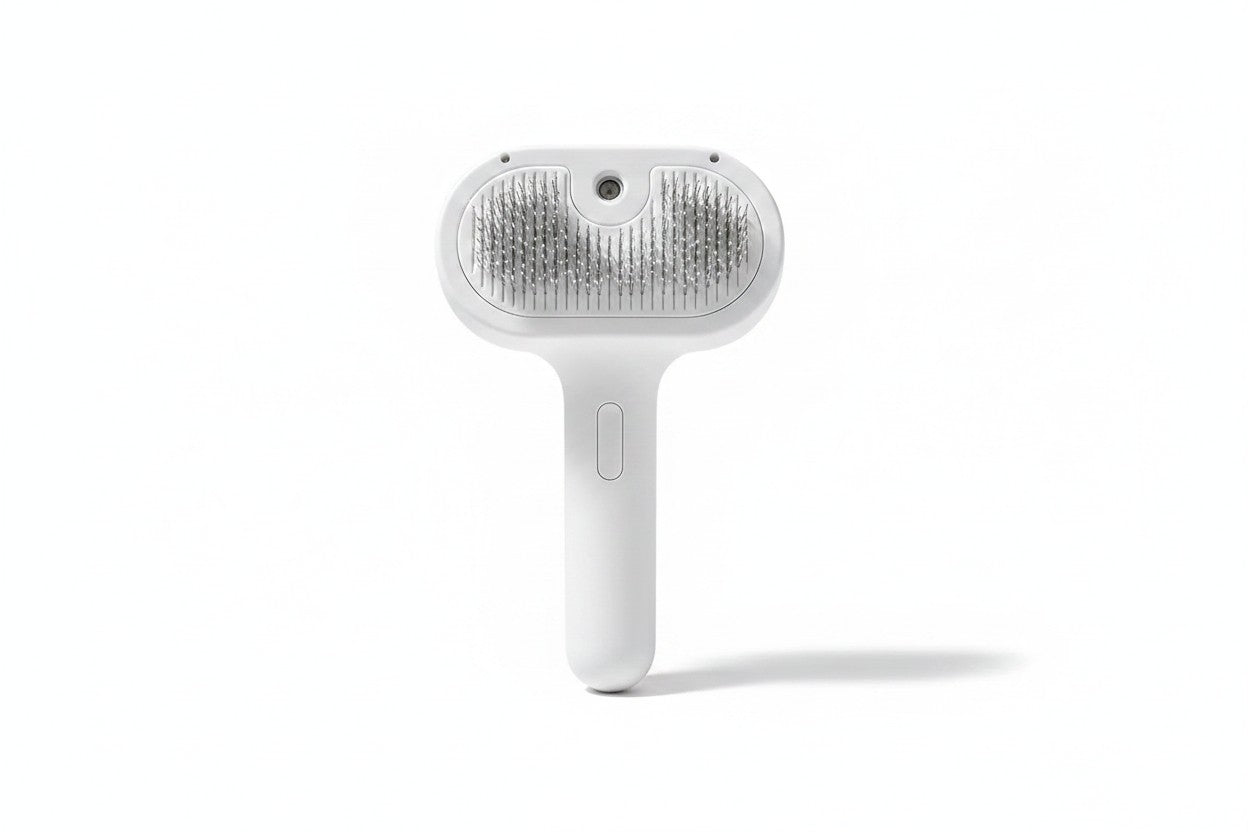 Brosse Anti-Poils avec Spray pour Chiens et Chats