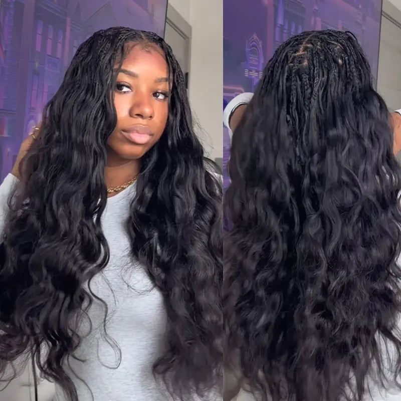 ISEE HAIR Human Hair Body Wave Crochet Braids Extensions Knotless Pre-Separated Miracle Knots Crochet Hair Lightweight Soft Natural Look Protective Style Boho Braids Vacation Hair Summer Hair 50G/Pack#Summerwins #Dealsforyoudays,Summerhairstyles