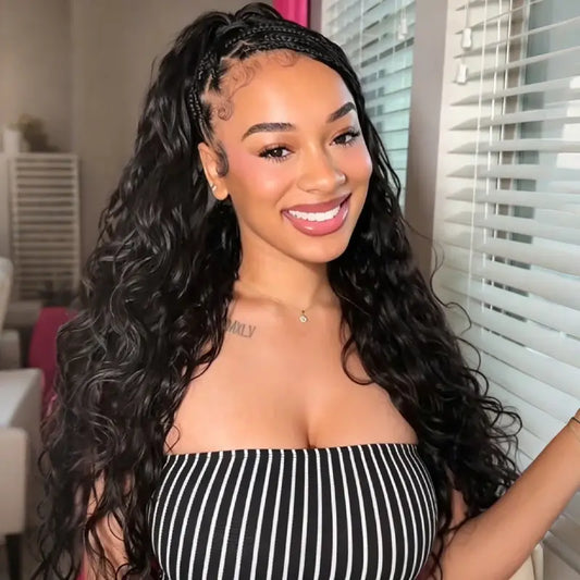 ISEE HAIR Human Hair Body Wave Crochet Braids Extensions Knotless Pre-Separated Miracle Knots Crochet Hair Lightweight Soft Natural Look Protective Style Boho Braids Vacation Hair Summer Hair 50G/Pack#Summerwins #Dealsforyoudays,Summerhairstyles